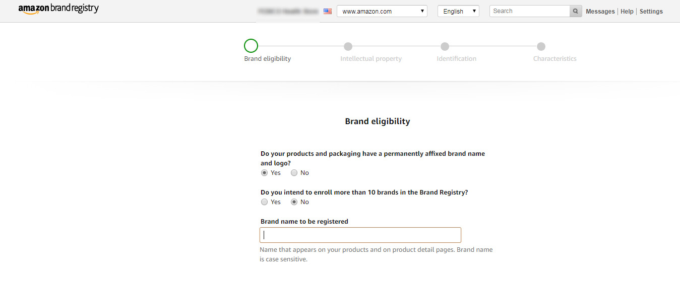 Amazon Brand Registry