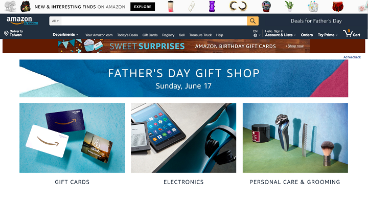 Amazon Father's day