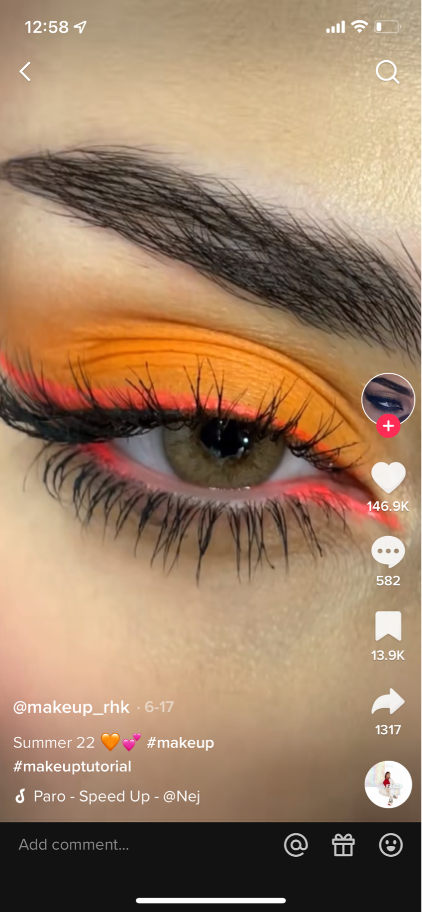 tiktok video makeup