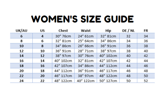 Women's Size Guide