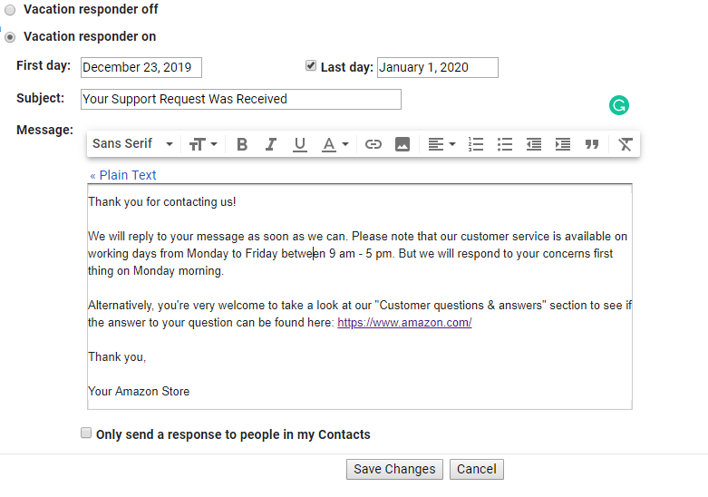 amazon-message-gmail-auto-reply