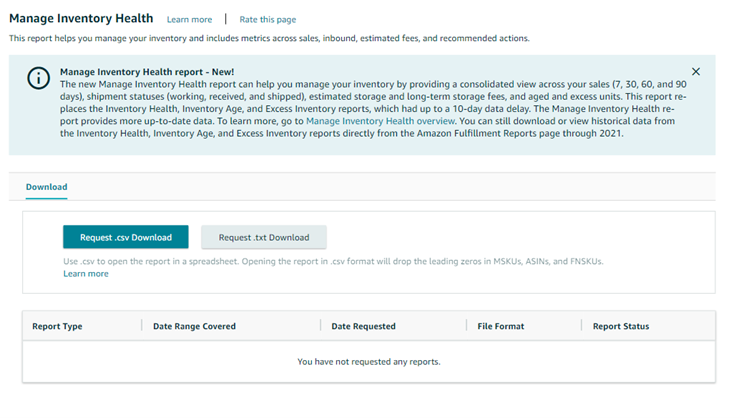 manage inventory health