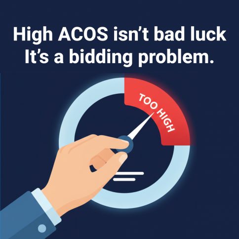 High ACoS isn't bad luck, it's a bidding problem.