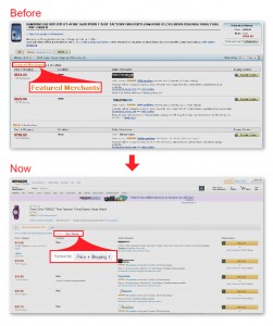 Amazon's latest listing development