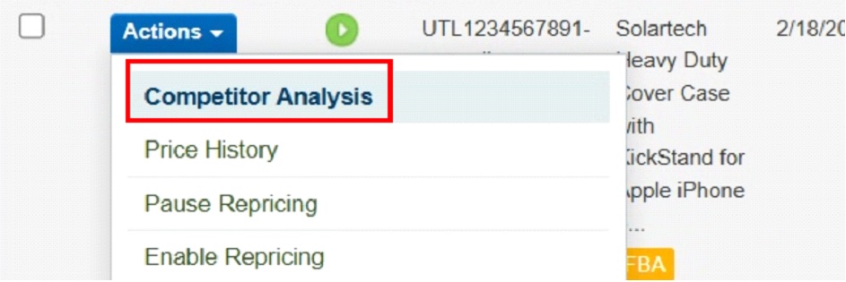 BQool Competitor Analysis Feature