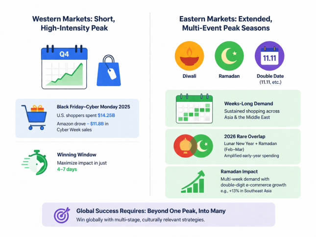 Amazon Peak Seasons Across Regions
