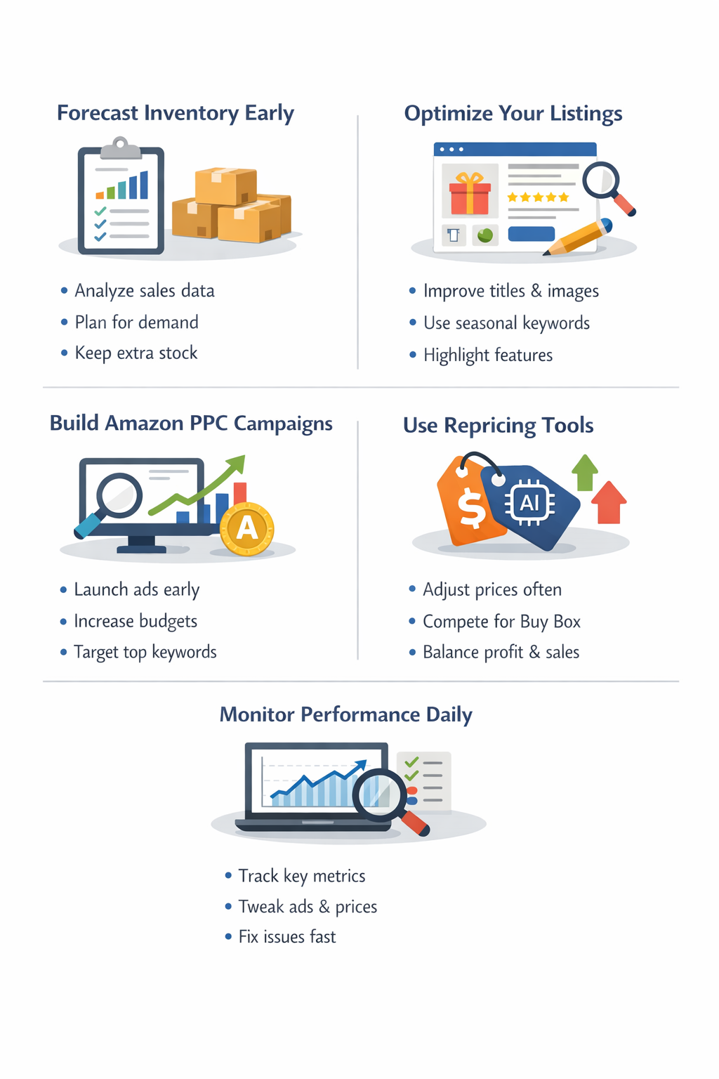 How to Prepare for Amazon Peak Seasons