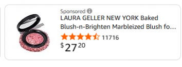 Amazon Advertising Management: Example of a Sponsored Product on Amazon 