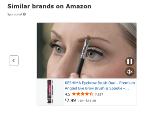 Sponsored Display Ad on Amazon