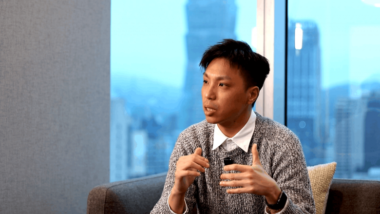 Jeff Lin, Co-Founder of SPIRE, speaking during an interview